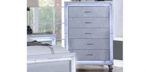 Oferta de Cajonera Celeste  Plata por $24899 en Muebles Dico