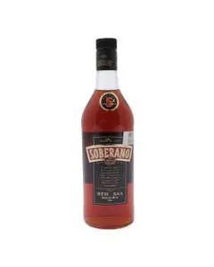 Oferta de Brandy Soberano 5 Solera Reserva - 700 ml por $138.99 en La Europea