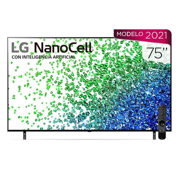 Oferta de Pantalla  Lg Nanocell Tv Ai Thinq 4K 75" 75Nano80Spa por $41357