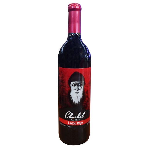Oferta de Vino Listón Rojo Charbel por $175