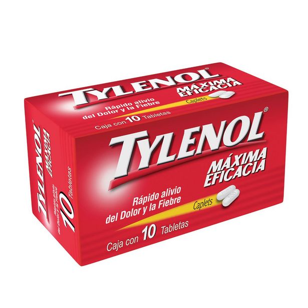 Oferta de Analgésico Tylenol 10 Tabletas 500 Mg por $28