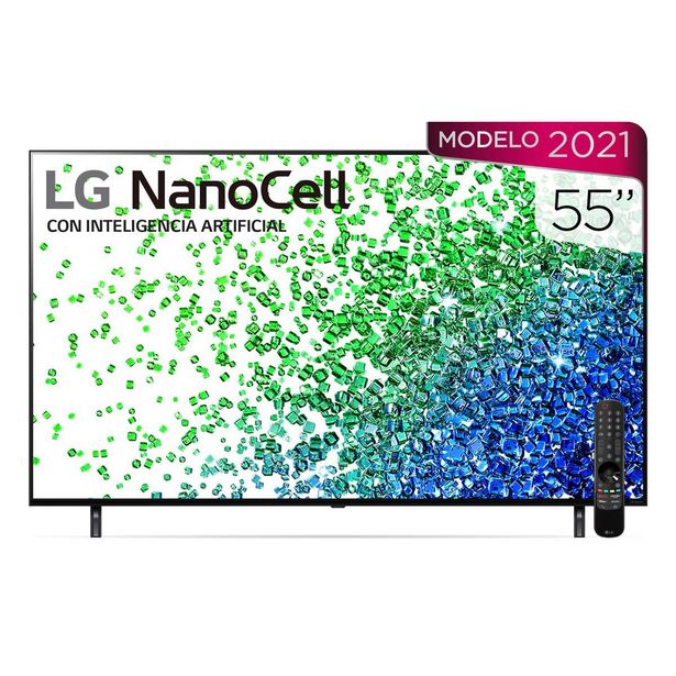 Oferta de Pantalla  Lg Nanocell Tv Ai Thinq 4K 55" 55Nano80Spa por $14998