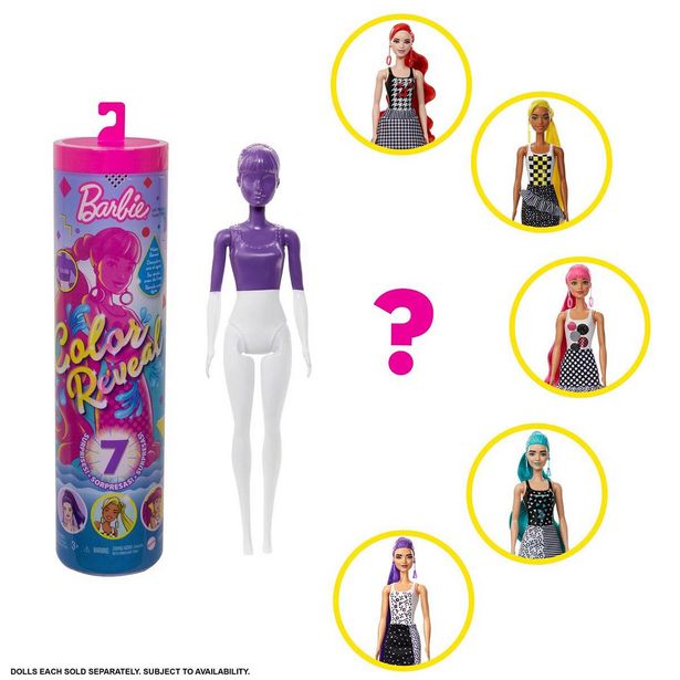 Oferta de Barbie Color Reveal Muñeca por $290