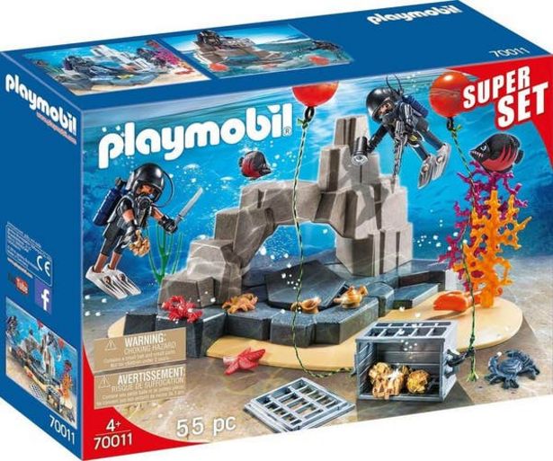 Oferta de Playmobil 70011 Superset Unidad De Buceo por $370.3