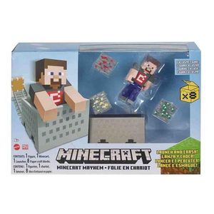Oferta de Mattel Minecraft Core Figura Con Dinámica De Coche De Crafting GVL55 por $789 en Juguetrón