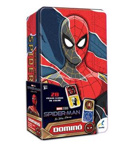 Oferta de Novelty Domino Tin Spiderman D-3296 por $219 en Juguetrón