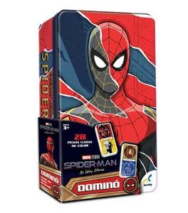 Oferta de Novelty Domino Tin Spiderman D-3296 por $219 en Juguetrón