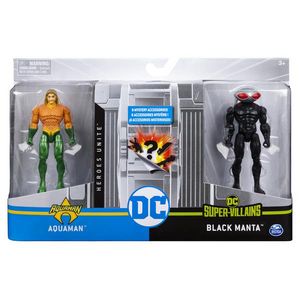 Oferta de Spin Master DC Universe Heroes Unite Set Aquaman Black Manta 6056336 por $363.3 en Juguetrón