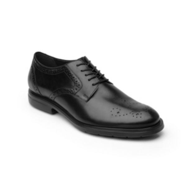 Oferta de Zapato Derby Brogue Quirelli para Hombre con Suela extra ligera Estilo 702101 Negro por $519.6