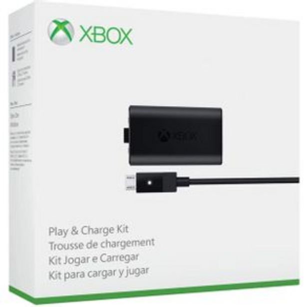 Oferta de Kit Carga Y Juega Xbox One 47501Kl Negro por $799