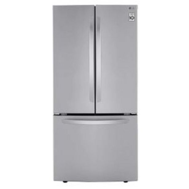 Oferta de Refrigerador LG 24P Acero Inoxidable LM65BGS por $23999