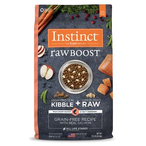 Oferta de Instinct Raw Boost Alimento Seco Natural para Perro Todas las Etapas de Vida Receta Salmón, 8.6 kg por $2080 en Petco