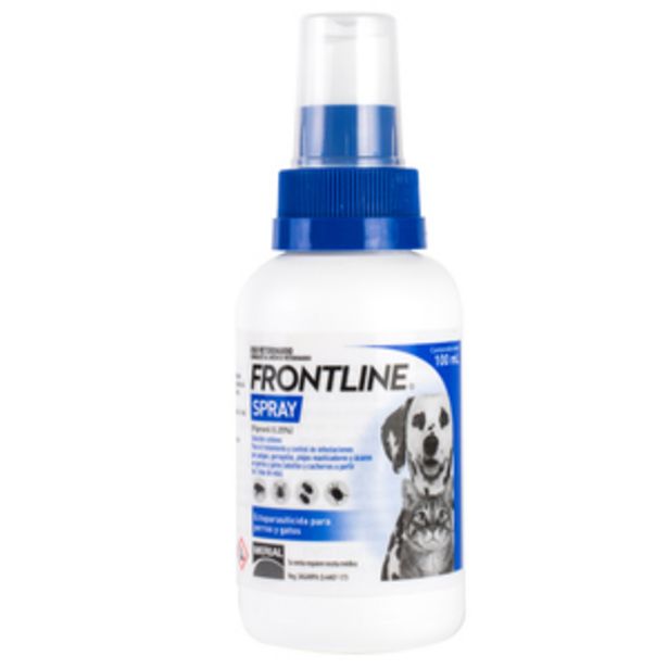 Oferta de Frontline Spray Antiparasitario Externo para Perro y Gato, 100 ml por $268