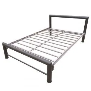Oferta de Cama Chipre Chocolate Matrimonial por $4030.27 en Dormimundo