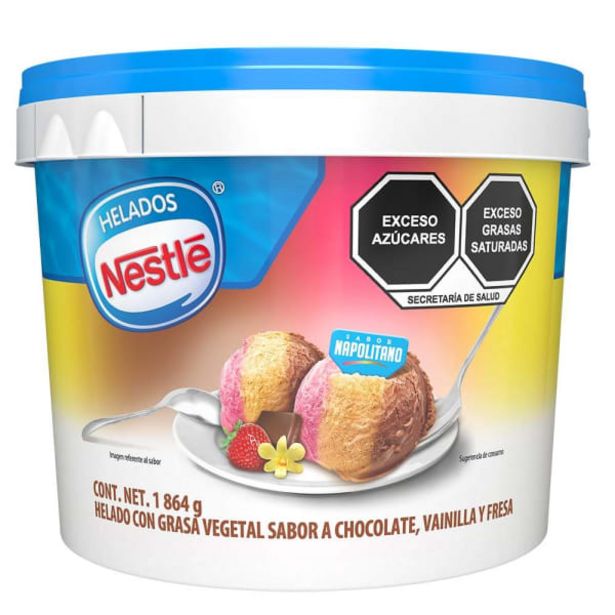 Oferta de Helado Nestlé sabor napolitano 1.861 g por $130