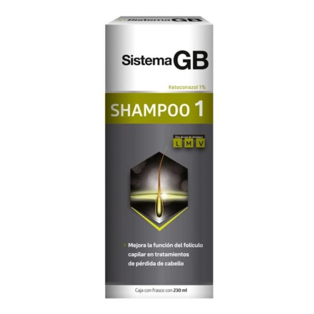 Oferta de Shampoo Sistema GB uno para hombre 230 ml por $129