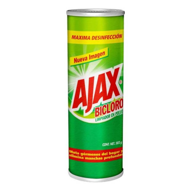 Oferta de Limpiador en polvo Ajax bicloro 582 g por $30.9
