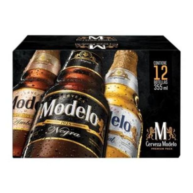Oferta de Cerveza Modelo premium 12 botellas de 355 ml c/u por $184