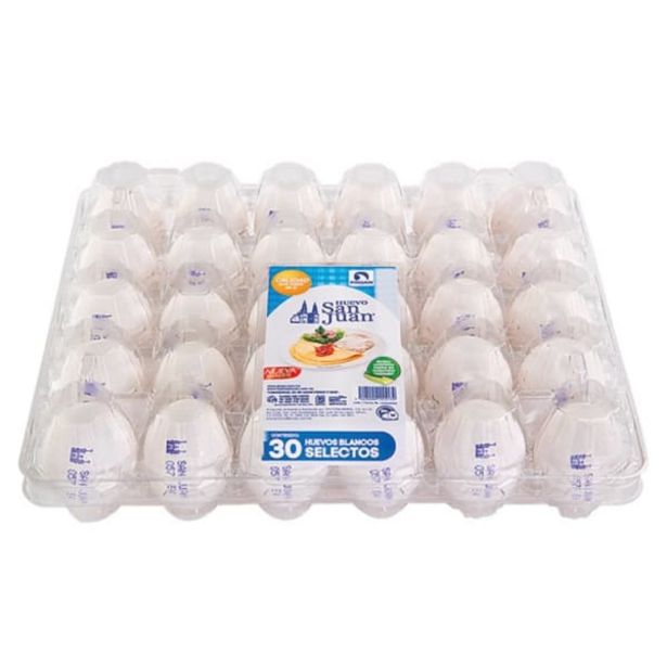 Oferta de Huevo blanco San Juan 30 pzas por $68.5