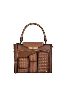Oferta de Bolso de mano en piel genuina por $6396 en Cuadra