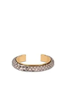 Oferta de Brazalete ajustable con piel de pitón. por $963 en Cuadra
