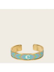 Oferta de Brazalete con tejido de chaquira. por $1115 en Cuadra