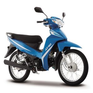 Oferta de Motocicleta de Trabajo Italika AT110 Azul con Blanco por $15499 en Elektra
