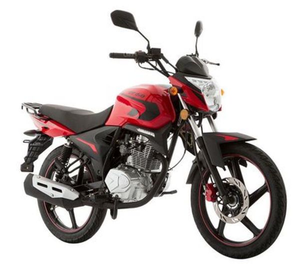 Oferta de Motocicleta De Trabajo Italika Dt150 Sport Rojo/Negro C/Casco por $24999
