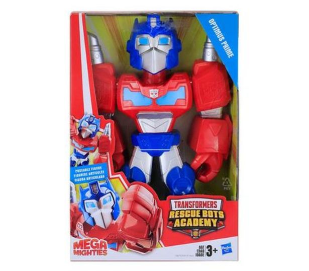 Oferta de Hasbro Super Hero Transformers Optimus Prime por $229