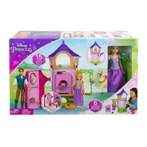 Oferta de DISNEY PRINCESA TORRE DE RAPUNZEL HLW30 por $1364.35 en Juguetibici