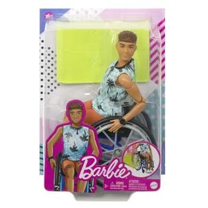 Oferta de KEN FASHIONISTA EN SILLA DE RUEDAS HJT59 por $609 en Juguetibici