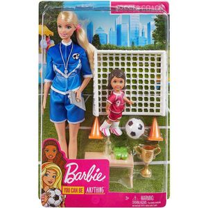 Oferta de Barbie Entrenamiento de Futbol GLM47 por $408.75 en Juguetibici