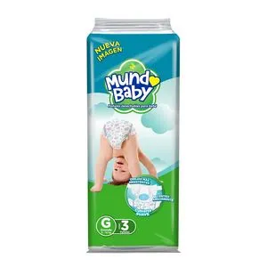 Oferta de Pañal Mundo Baby Gde 3 Pzs por $11.5 en Tiendas Neto