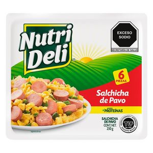 Oferta de Salch Pavo Nutrideli     250 Gr por $15.9 en Tiendas Neto