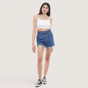 Oferta de SHORT DE MEZCLILLA CON CINTURÓN por $899 en Chapur