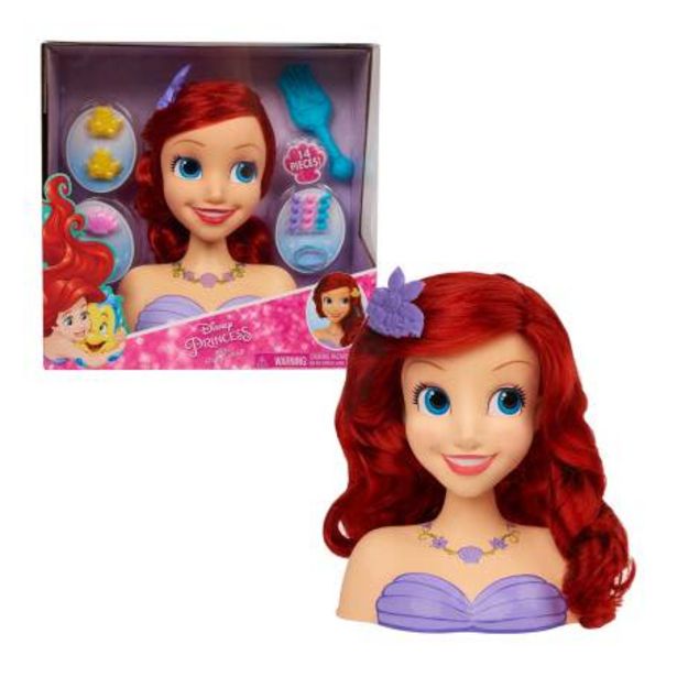 Oferta de Cabezal de Peinado Princesa Ariel Disney con Accesorios por $510.48
