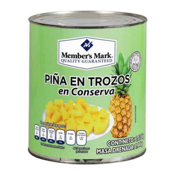 Oferta de Piña en Almíbar Member's Mark en Trozos 3 kg por $131.96