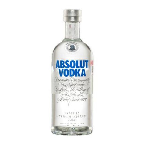 Oferta de Vodka Absolut Original Blue 750 ml por $224.04