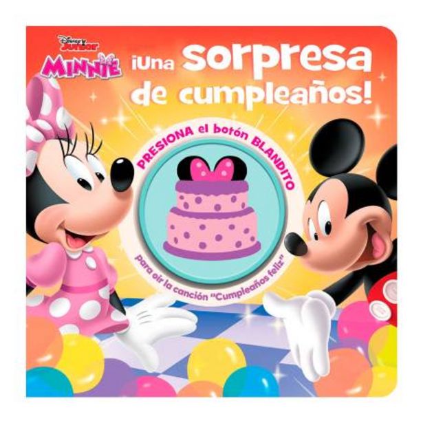 Oferta de Libro Minnie una Sorpresa de Cumpleaños PiKids con Botón Musical por $254.72