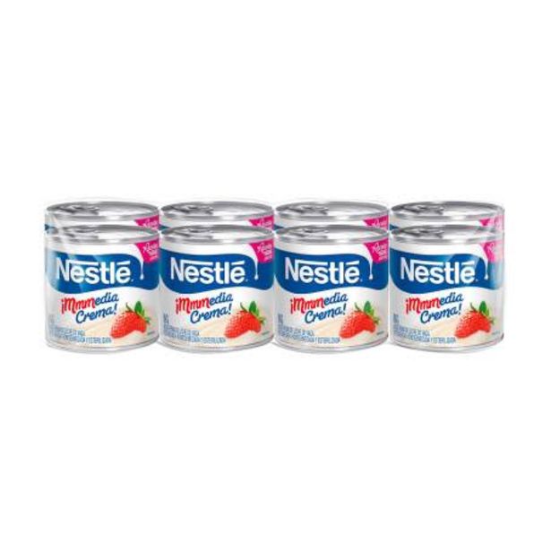 Oferta de Media Crema Nestlé 8 pzas de 225 g c/u por $127.88