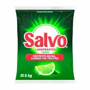 Oferta de Lavatrastes en Polvo Salvo Limón 5 kg por $176.96 en Sam's Club