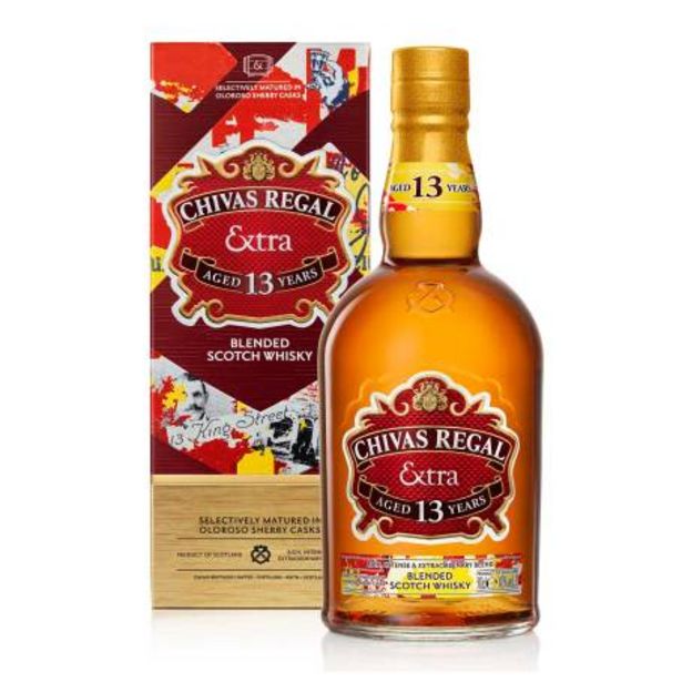 Oferta de Whisky Chivas Regal Extra 750 ml por $592.32