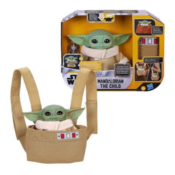 Oferta de Baby Yoda Hasbro Star Wars + Bolsa por $1431.18