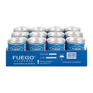 Oferta de Alcohol Sólido Fuego 24 pzas de 250 ml por $373.39 en Sam's Club