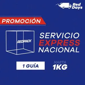 Oferta de 1 Guía Prepagada Express Hasta 1 Kg por $250 en RedPack