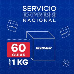 Oferta de 60 Guías Prepagadas Express Hasta 1 Kg por $11400 en RedPack