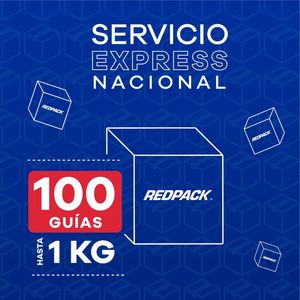 Oferta de 100 Guías Prepagadas Express Hasta 1 Kg por $18500 en RedPack
