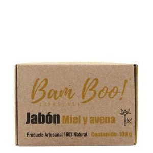 Oferta de Jabón miel y avena, bam boo! 100 g por $27 en Dax