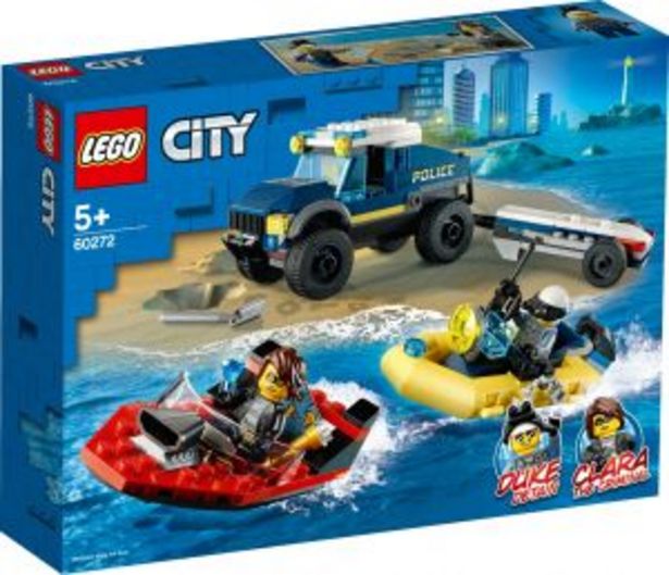 Oferta de Lego Policía de Élite: Transporte de la Lancha por $749