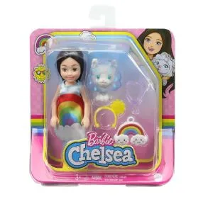 Oferta de Barbie Mundo de Chelsea Chelsea Disfraz Arcoiris por $229 en Julio Cepeda Jugueterías